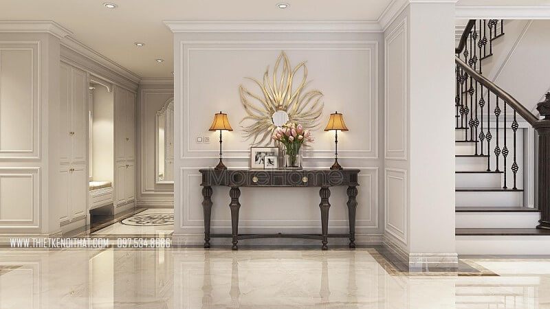 Trang trí nhà đẹp với mẫu kệ decor kệ trang trí gỗ óc chó nhập khẩu cao cấp