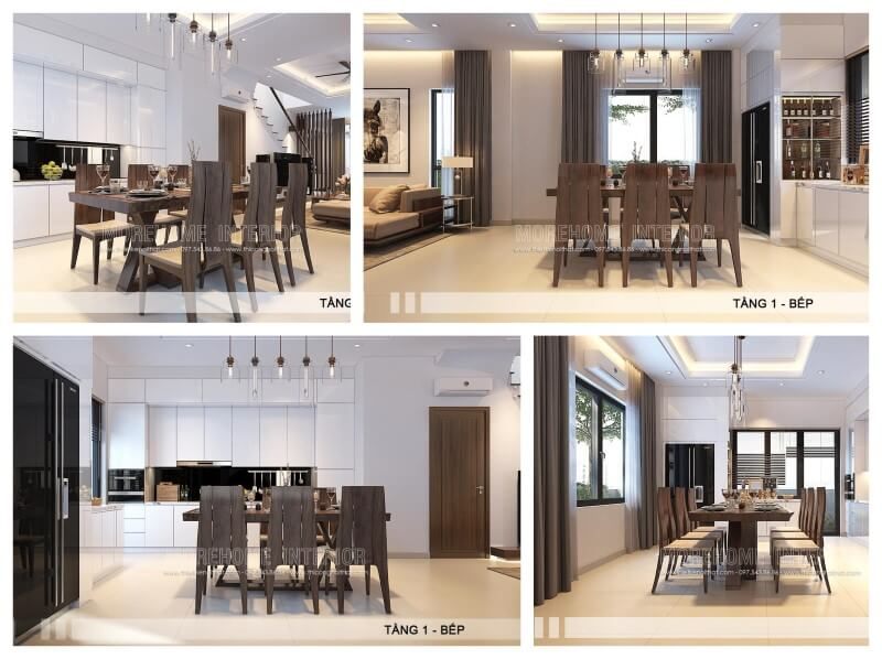 Bộ bàn ăn 6 ghế gỗ óc chó cao cấp nâng tầm phong cách cho không gian sống